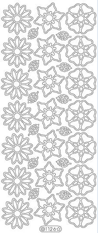 1126 - Flowers - Starform Stickers