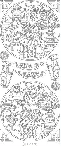 1163 - Oriental Scenes - Starform Stickers