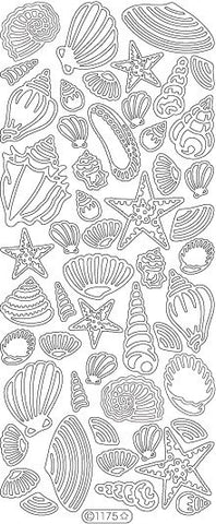 1175 - Seashells - Starform Stickers