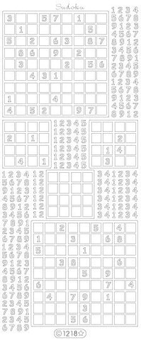 1218 - Sudoku - Starform Stickers