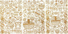 2802SB - Spring/Easter - scrapbook stickers - gold - Dazzles Stickers