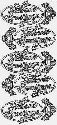 6580 - Seasons Greetings - JeJe Stickers
