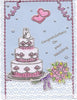 194822j - Wedding Cake/Flowers - gold pearl - JeJe Stickers