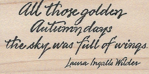 All Those Golden (rubber stamp)