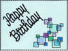 0382 - Happy Birthday large - Starform Stickers