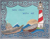 1171s - Boats/Lighthouses - silver - Starform Stickers