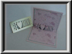 Be (heart) Mine POP-UP Template