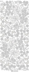 0123 - Flowers on Vine - Starform Stickers