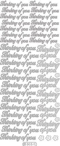 0305 - Thinking of You - Starform Stickers