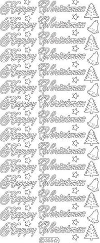 0355 - Happy Christmas - Starform Stickers