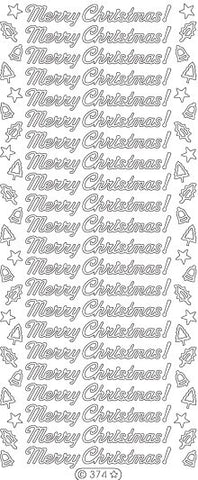 0374 - Merry Christmas - Starform Stickers