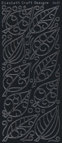 0437e - Leaves - Elizabeth Craft Designs Stickers