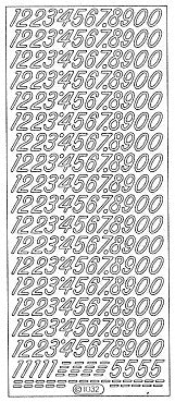 1032 - Numbers - Starform Stickers