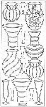1049 - Vases - Starform Stickers