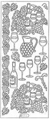 1066 - Wine Motifs - Starform Stickers