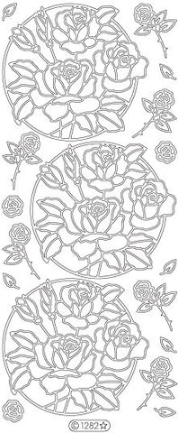 1282 - Framed Roses - Starform Stickers