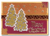 7071gp - Christmas Trees - gold pearl - Starform Stickers