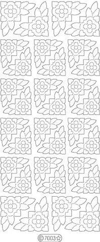 7003 - Flower Corners - Starform Stickers