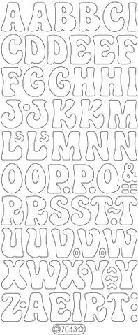 7043 - Letters - Starform Stickers