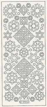 7055 - Snowflakes - Starform Stickers