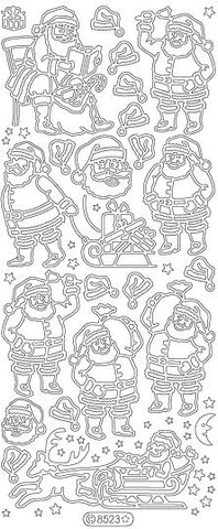 8523 - Santas - Starform Stickers
