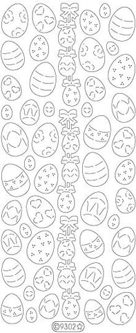 9302 - Easter Eggs - Starform Stickers
