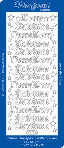 0371 - Merry Christmas - Starform Stickers