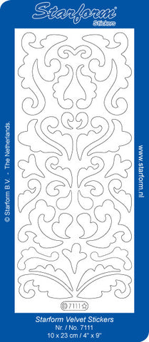 7111 - Ornate Swirls - Starform Stickers