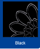 2590 - Flowers - black - Elizabeth Craft Designs Stickers