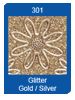 2026z - Celestial - gold glitter - Dazzles Stickers
