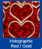 215700j - Flower Border - red holographic - JeJe Stickers