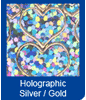 2.2710sh - 3D Ornament - silver holographic - JeJe Stickers