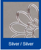 1277s - Lace Border - silver - Starform Stickers