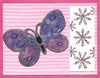 3192gp - Butterflies - gold pearl - Starform Stickers