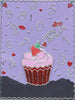 6431j - Happy Birthday Heart - silver - JeJe Stickers