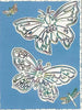 3710 - 4 Large Butterflies - JeJe Stickers