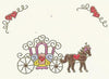 1186g - Horse/Carriage - gold - Starform Stickers
