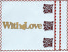 170501j - With Love - silver - JeJe Stickers