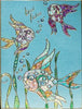 5074 - Fish - gold - Elizabeth Craft Designs Stickers