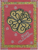 5118k - Flowers - gold - Elizabeth Craft Designs Stickers
