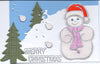 0364 - Merry Christmas (snow topped) - Starform Stickers