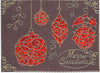 6591j - Merry Christmas - silver - JeJe Stickers