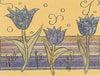 5111k - Tulips - gold - Elizabeth Craft Designs Stickers