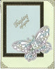 3710 - 4 Large Butterflies - JeJe Stickers