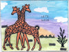 1393j - Wild Animals - black - JeJe Stickers