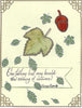 One Falling Leaf (rubber stamp)
